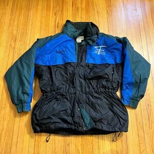 Columbia Coat Mens XL Williwaw 3 in 1 Winter Ski Jacket Blue Green Vintage